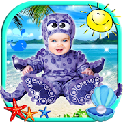 Cute Baby Photo Montage App 👶 Costume for Kids  Icon