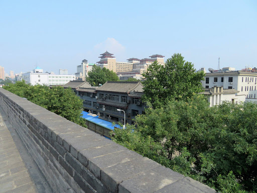 Xi'an City wall bike ride China 2016