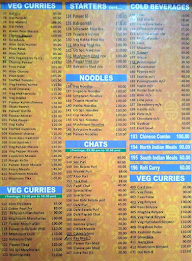 Sri Udupi Grand Veg menu 2