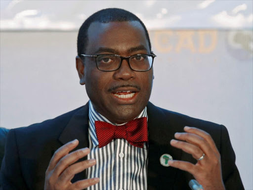 African Development Bank President Akinwumi Adesina addresses the Japan International Cooperation Agency (JICA) High Level Panel as part of the Sixth Tokyo International Conference on African Development (TICAD VI) in Kenya's capital Nairobi, August 28, 2016 /REUTERS