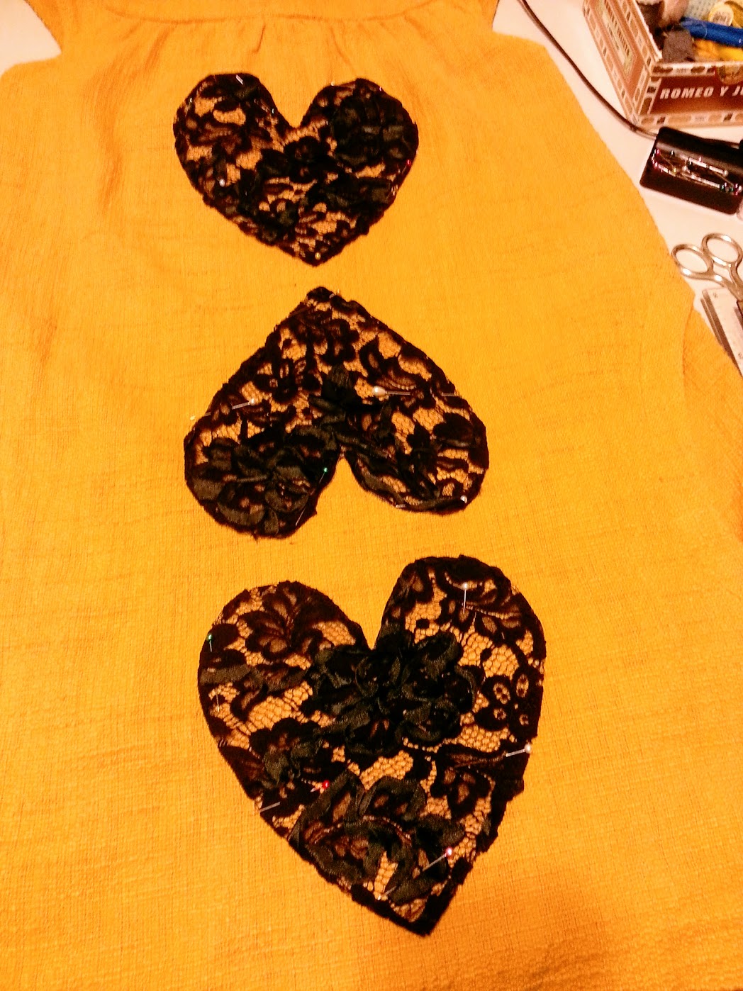 In-Progress: I Heart Lace Dress - DIY Fashion Garments - fafafoom.com