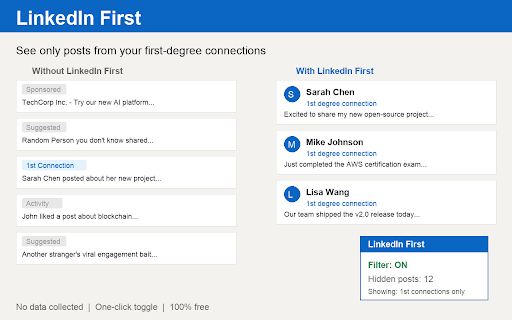 LinkedIn First screenshot 1