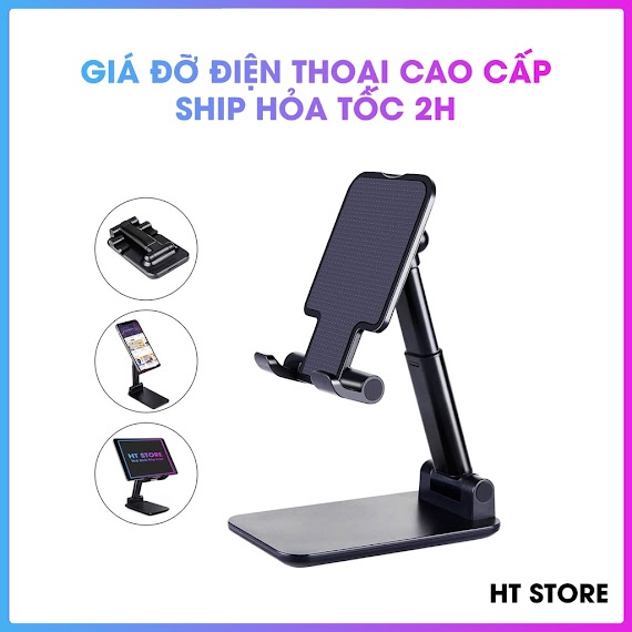 Giá Đỡ Điện Thoại, Ipad, Máy Tính Bảng Cao Cấp, Dễ Dàng Gấp Gọn Tùy Chỉnh Độ Cao Theo Yêu Cầu, Giá Đỡ Xoay Các Góc