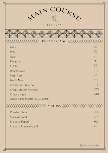 Moni's menu 