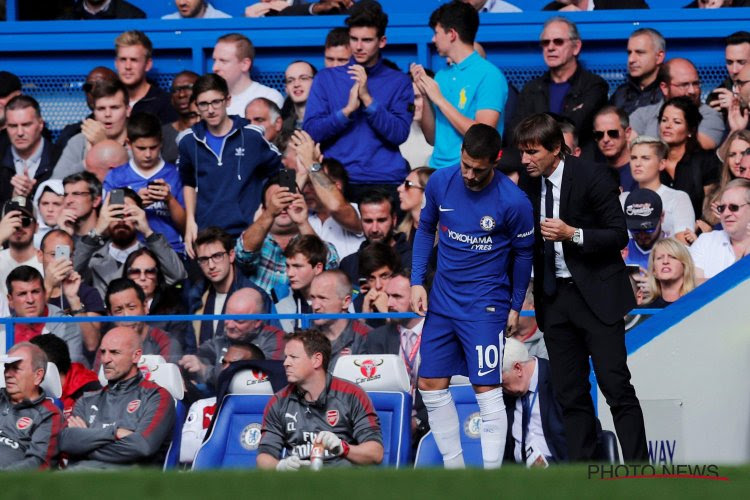 Antonio Conte toujours plus convaincu par Eden Hazard: un joueur polyvalent