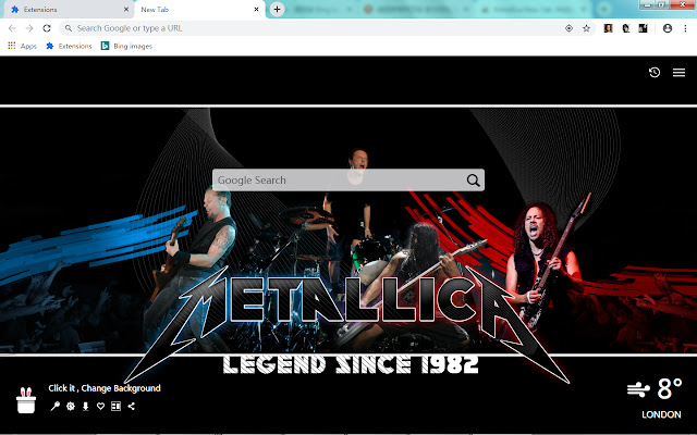Metallica New Tab, Wallpapers HD