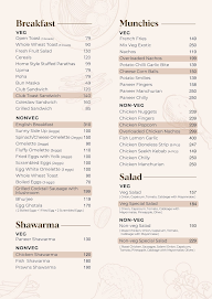 Circle Cafe menu 1