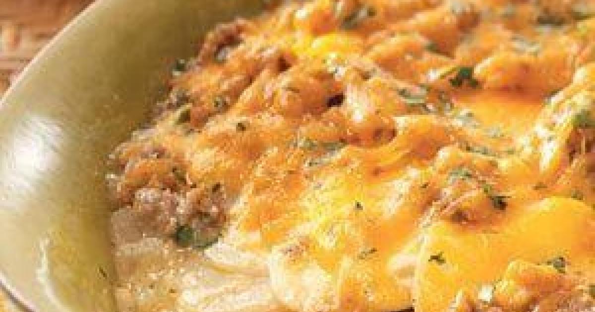 Potato and Sausage Casserole | Just A Pinch Recipes