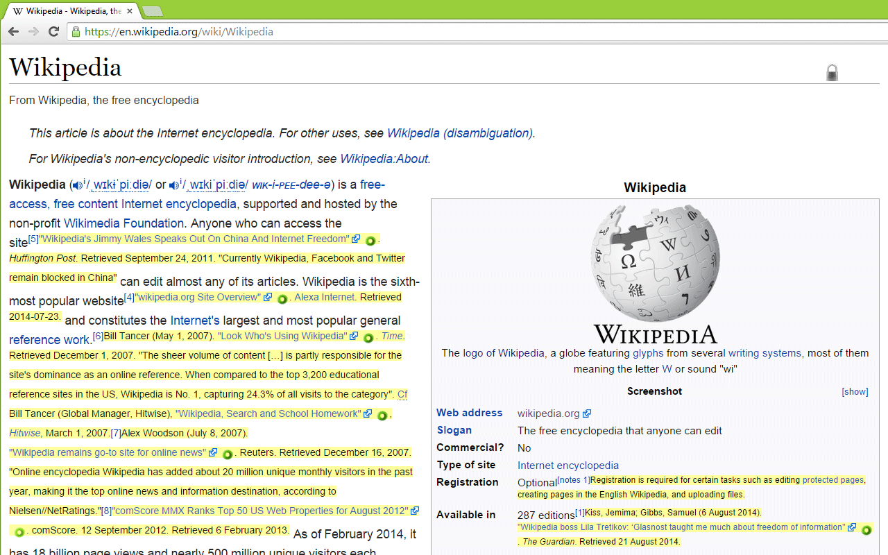 Wikipedia Inline References Preview image 3