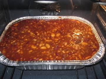 Four Bean Baked Beans With Ground Beef by Rose