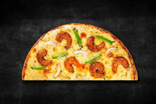 Smokin Hell BBQ Prawn Semizza (Half Pizza)(Serves 1)