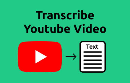 Transcribe YouTube Video small promo image