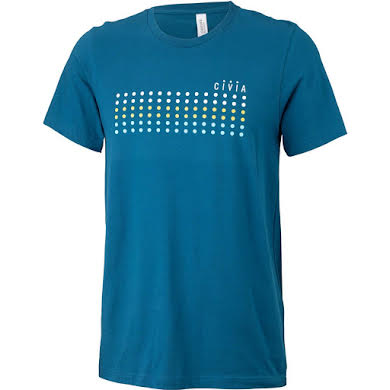 Civia Dot T-Shirt:  Deep Teal