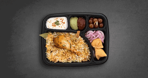 Tangdi Chicken Biryani Thali