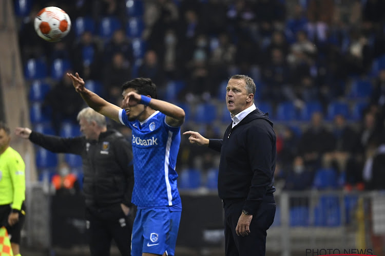 Genk zat in de tweede helft op zijn tandvlees, maar Van den Brom wisselde erg laat: "We zaten nog in de match"