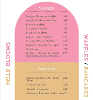 Hello Blooms menu 8