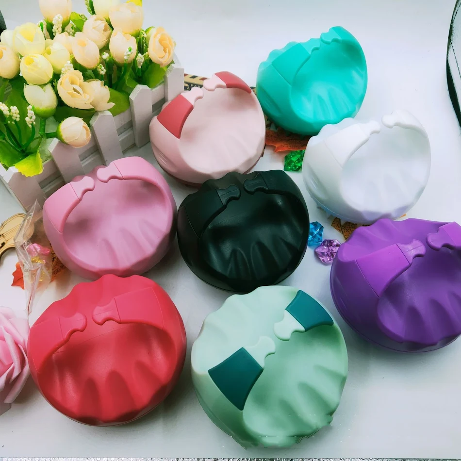 Brosse à shampooing en silicone portable massage Amazon, vente directe d'usine, peigne à shampooing, outil de massage de bain.