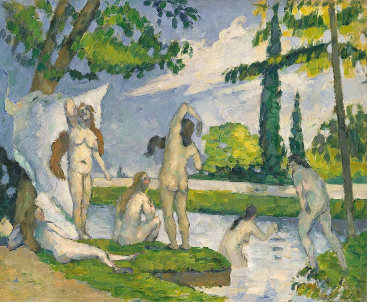 This is one of Cézanne’s first paintings of bathers, a subject that engaged him for the rest of his career.