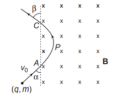 Motion of charged particle in magnetic field