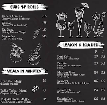 Chai Rusk menu 