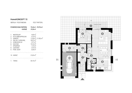 Koncept-72 - Rzut parteru