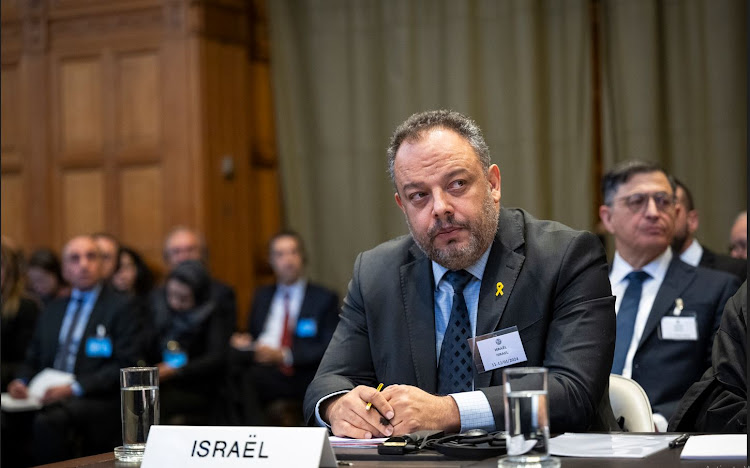 Tal Becker, a legal adviser to Israel's ministry of foreign affairs, addressed the International Court of Justice on Friday in the Gaza war case brought against it by South Africa.