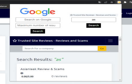 Advanced search popup Preview image 0