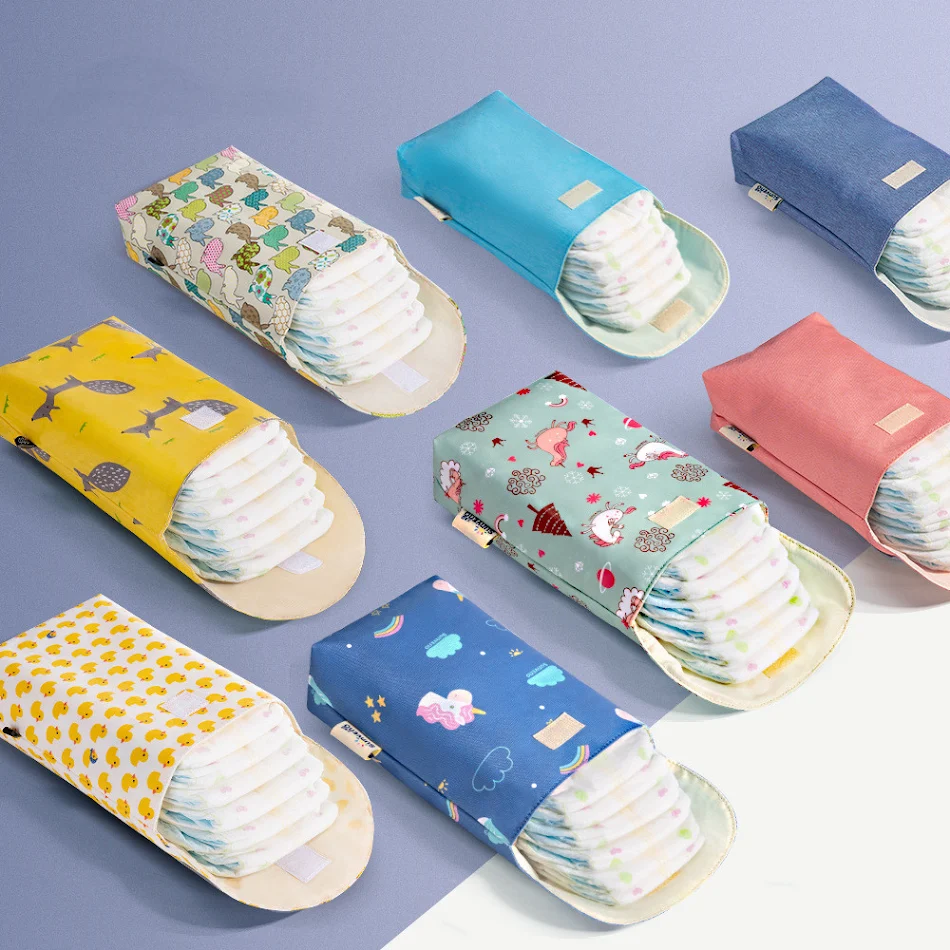 Bolsa de almacenamiento de pañales multifuncional para bebés Mantén todo organizado y accesible para cambiar pañales fácilmente y salir a pasear.