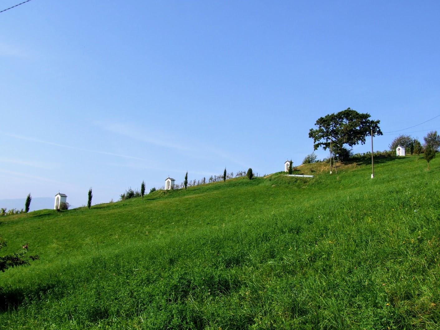 Maribor, Malečnik - Križev pot na Gorco (stációs keresztút a Gorca-dombon, 349 m)