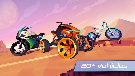 Screenshot Gravity Rider Zero APK