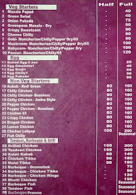 SLVV Food Park menu 1