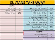 Sultans menu 1