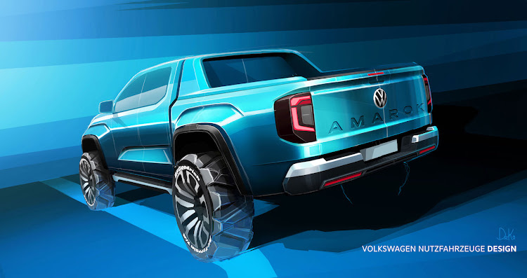 The new Amarok is 10cm longer than the outgoing model.