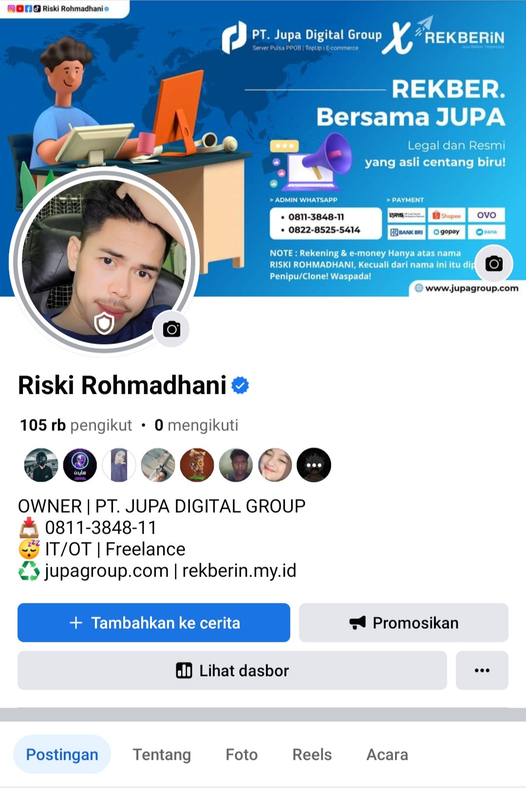 Sosok Riski Rohmadhani, Pemuda yang Menghasilkan Omset Belasan Juta Rupiah dari Bisnis Rekber (Rekening Bersama) & Jasa Digital