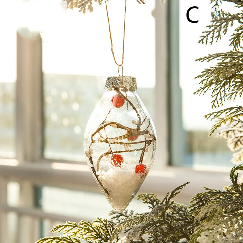 Title 4, Décorations de Noël Nouvel An Boules en plastiq...
