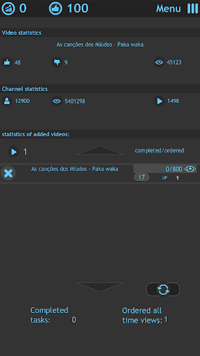Video Hype. Views, likes and subscribers
