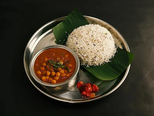 Chole Masala Rice Meal