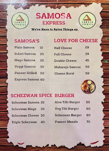 Samosa Express menu 