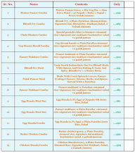 Hotel Shri Raj menu 1