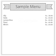 Sri Manjunatha Cafe menu 1