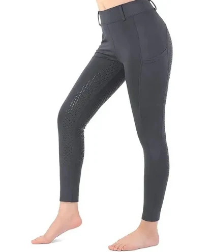 Ademende paardrijbroek voor volwassenen en kinderen, hoog elastisch, slijtvast, voor herfst en winter, optimaal draagcomfort en bewegingsvrijheid