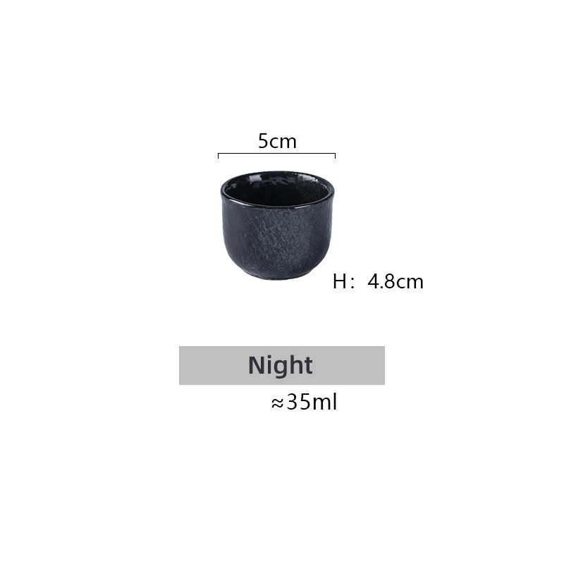 Japanse stijl wijnglas huishouden keramiek creatieve sake kan. Perfect voor het serveren en genieten van je favoriete drankjes met een unieke stijl.