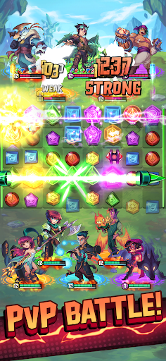 Screenshot Puzzle Brawl: Match 3 PvP RPG