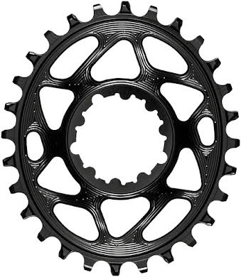 Absolute Black Oval Narrow-Wide Direct Mount Chainring - SRAM 3-Bolt Direct Mount, 6mm Offset alternate image 3