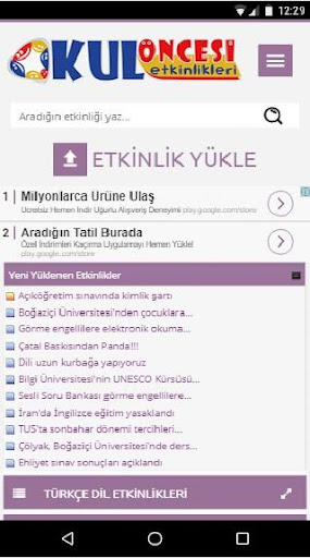 Pre-School Activities