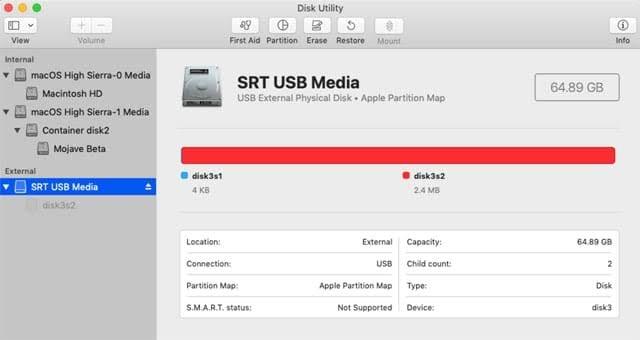 format a drive in Macbook; USB Drive Selected For Formatting
