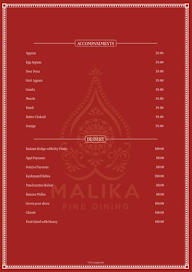 Hotel White Lotus menu 4