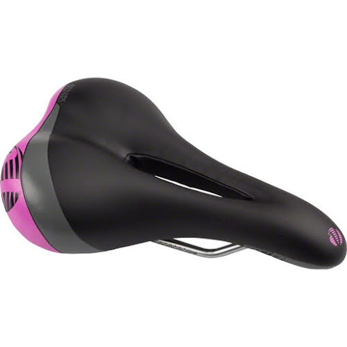 Velo Senso Roost Womens Saddle, Black/Pink