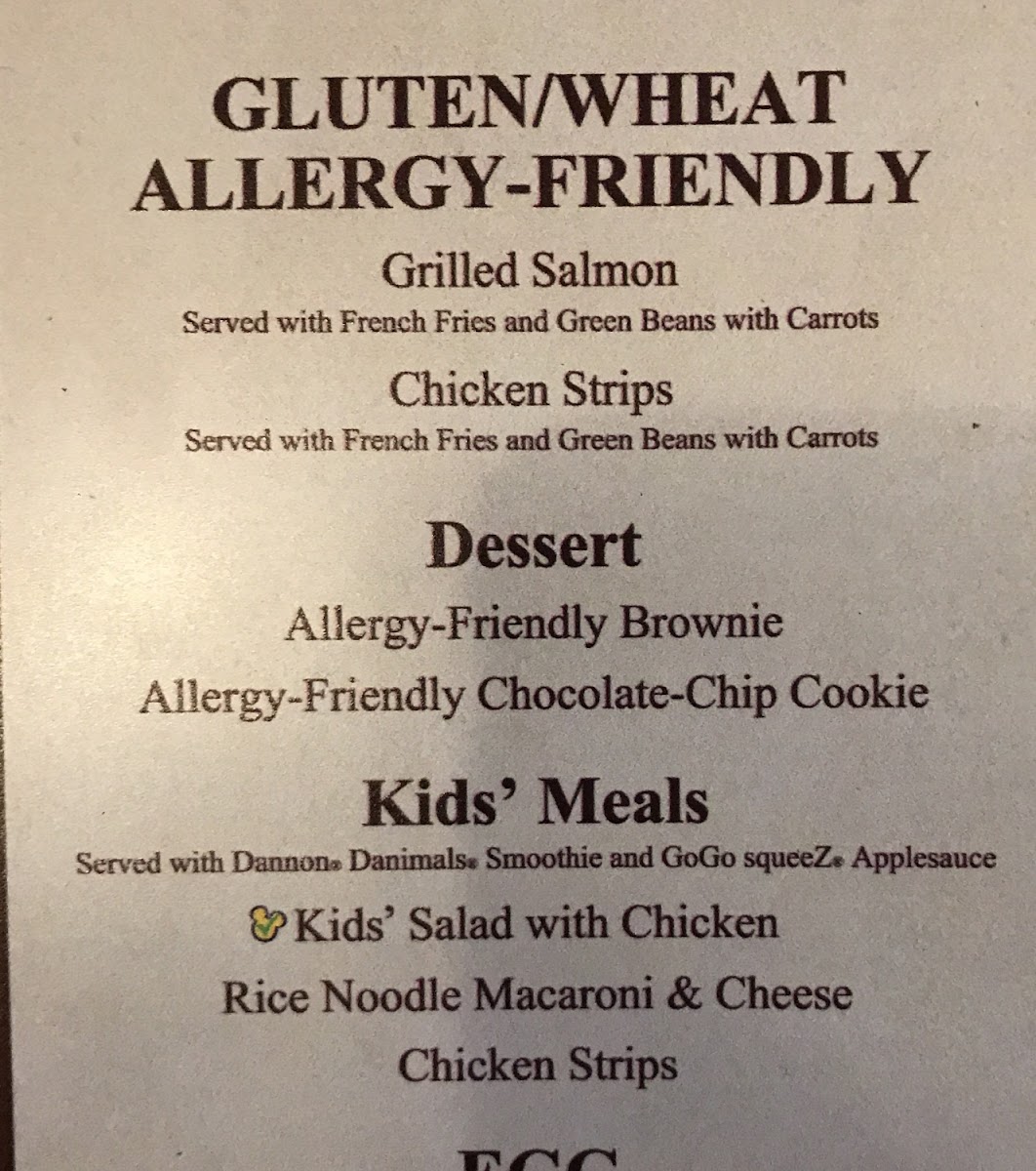 Gluten-Free at Columbia Harbour House