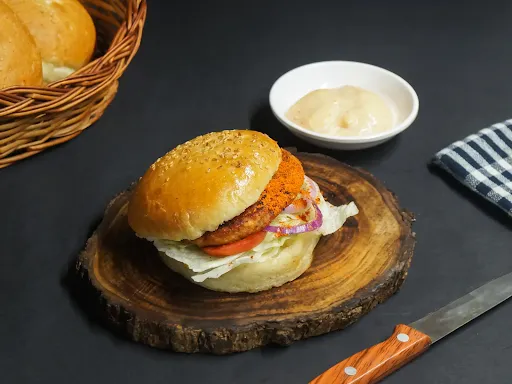 Classic Peri Peri Chicken Fried Burger